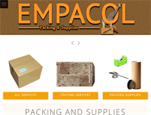 Tablet Screenshot of empacol.com